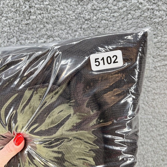 Tubino Sweater Brown Knit Merino Wool Blend Short Sleeve Cowl Italy - Picture 12 of 12